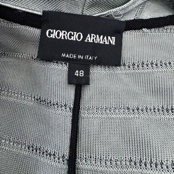 Giorgio Armani Zippered Viscose Sweater Jacket (EU 48/US 16) - Picture 9 of 11
